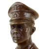 Kunst & Ambiente Erwin Rommel Bronze Buste - Der Wustenfuchs - Signiert Ledere Online