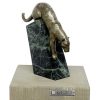 Alfred Stevens Schleichender Panther - Moderne Tierskulptur, Sign. A. Stevens Online