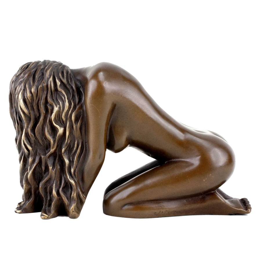 Kunst & Ambiente Erotische Bronzefigur - Erotik Girl Julie - Erotik Akt - Sign. Patoue Best