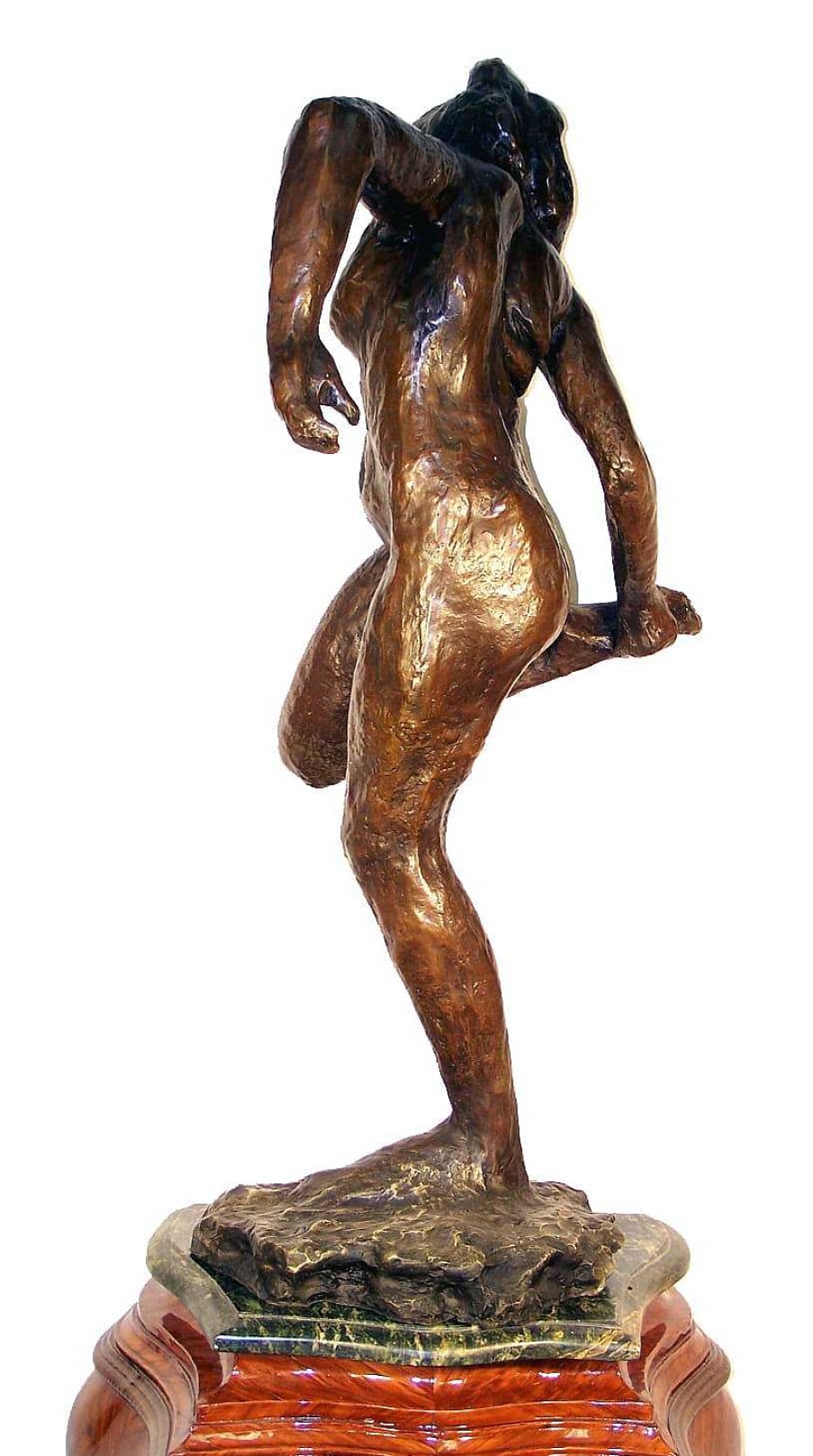 Edgar Degas Grosbronze - Tanzerin Schuh Anziehend - Signiert Edgar Degas New