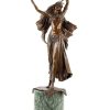 Kunst & Ambiente Art Deco Statue - Orientalische Schwerttanzerin - Signiert Preiss New