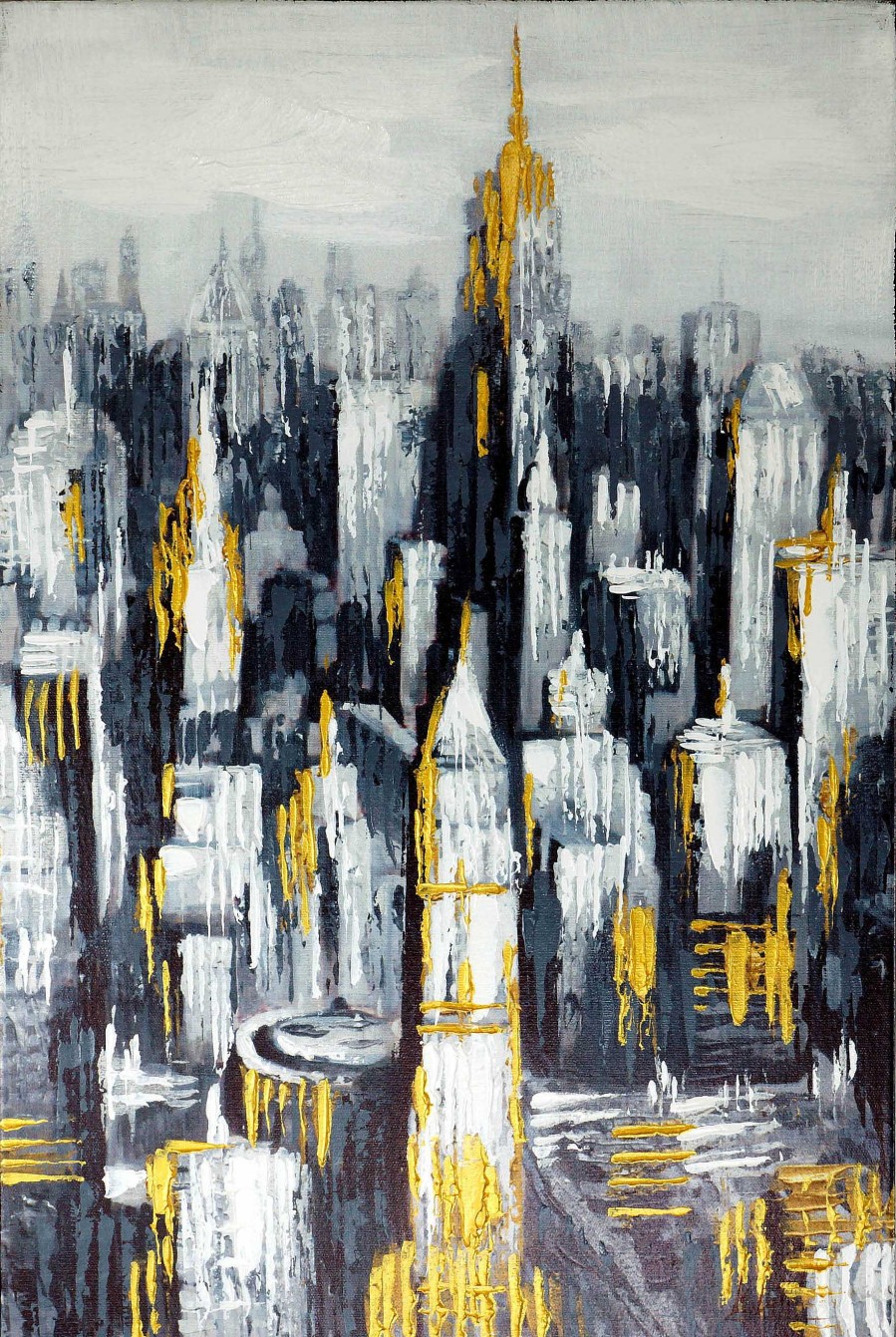 Martin Klein Manhattan Ii Gemalde New York Bild Martin Klein Skyline Hot