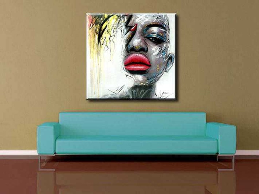 Martin Klein Fancy Lips Lifestyle Bild Martin Klein Acrylgemalde Clearance