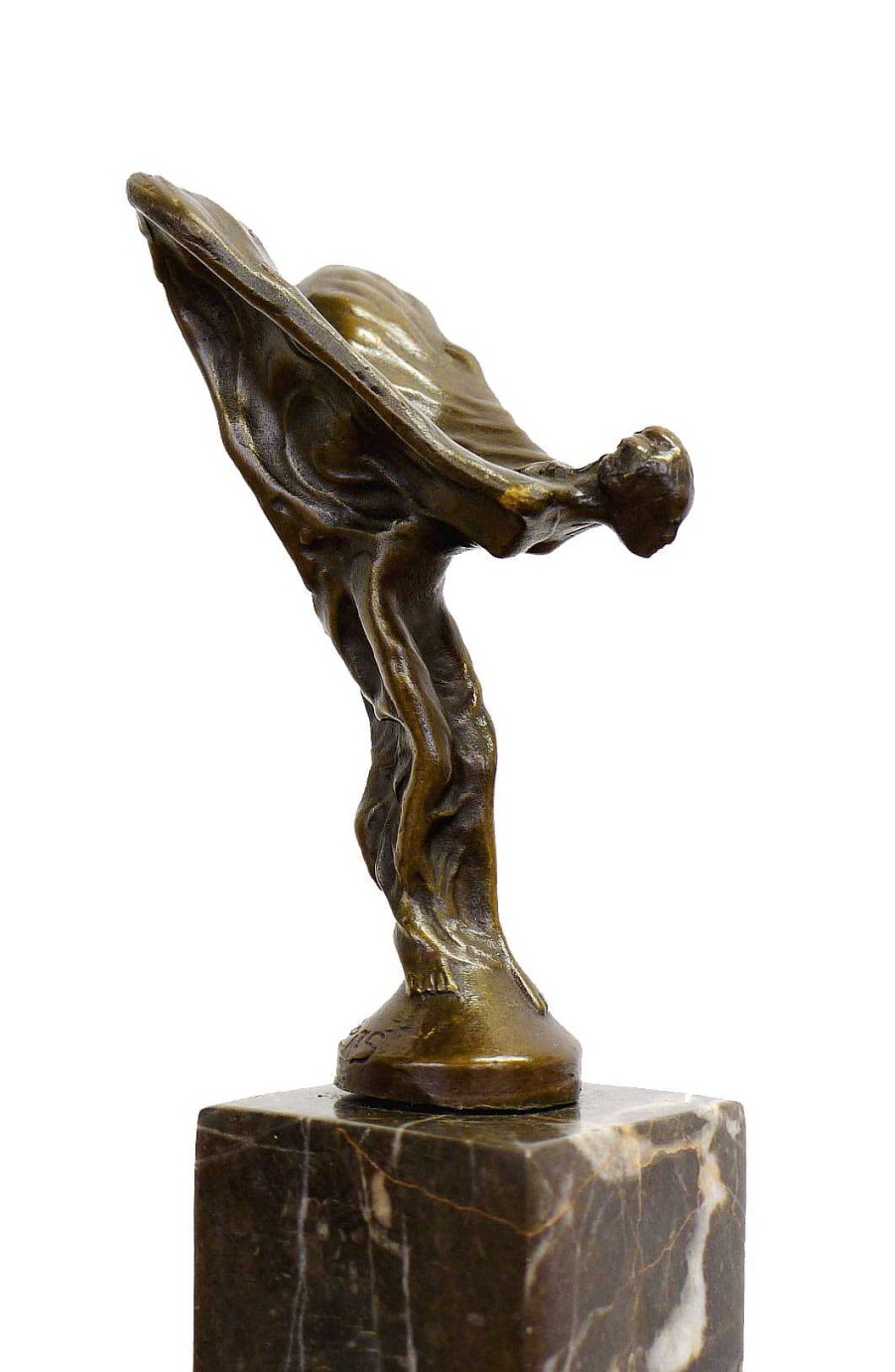 Alfred Stevens Bronzefigur Emily / Spirit Of Ecstasy - Sign. Stevens Clearance