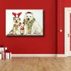 Martin Klein Christmas Dogs Wandbild Martin Klein - Weihnachtsdeko New