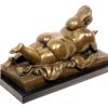 Fernando Botero Bronzefigur - Woman Smoking A Cigarette - Fernando Botero Wholesale