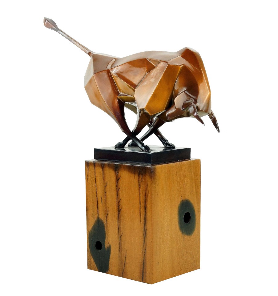 Martin Klein Moderner Bronze Stier Von Martin Klein - Bulle - Limitierte Bronzefigur Online