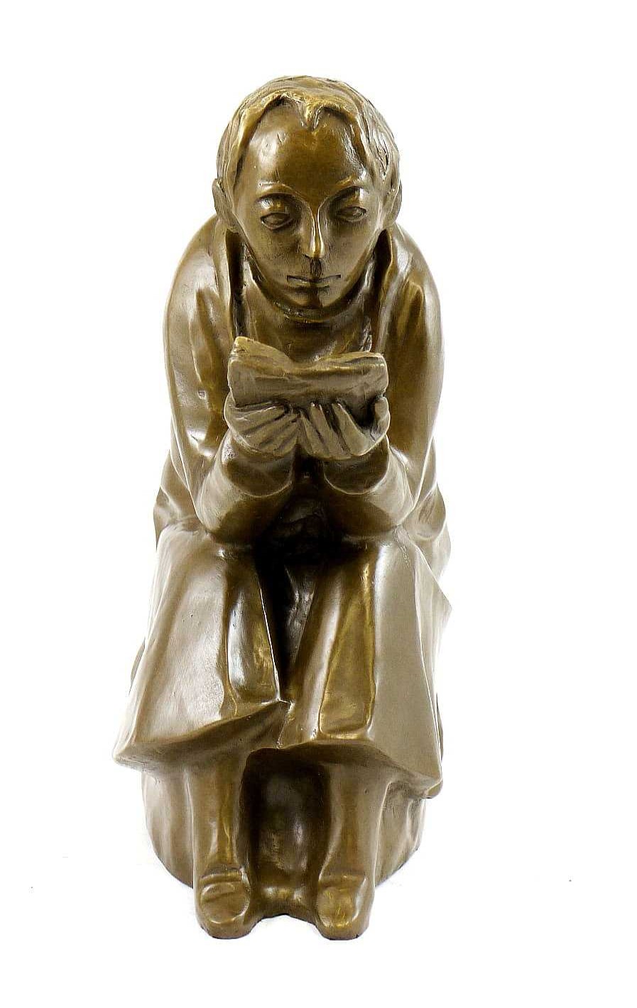 Ernst Heinrich Barlach Moderne Bronzeskulptur - Der Buchleser - Ernst Barlach Hot