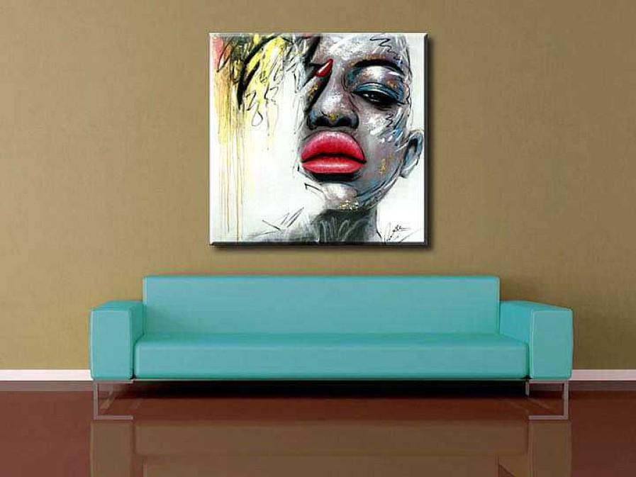 Martin Klein Fancy Lips Lifestyle Bild Martin Klein Acrylgemalde New