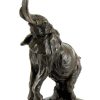 Miguel Fernando Lopez (Milo) Bronzeskulptur Auf Marmor - Springender Elefant - Signiert Milo Wholesale