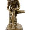 Miguel Fernando Lopez (Milo) Jugendstil Bronzeskulptur - Der Dornauszieher - Signiert Milo New